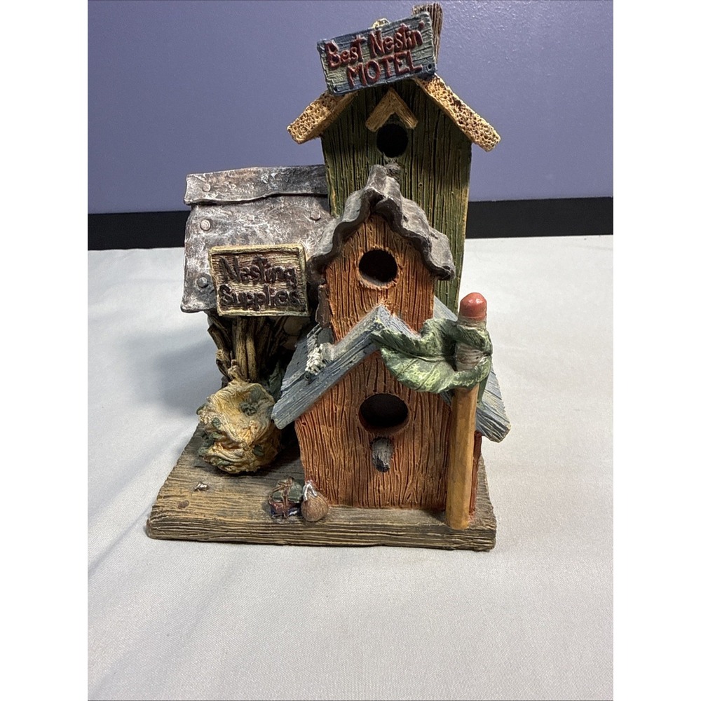 FIGI Graphics Town Square Birdhouse Hummer's Hardware Composite Miniature 1997 - Picture 4 of 9